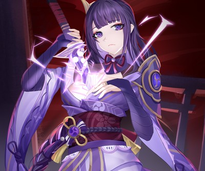 Baal Raiden Shogun Mouse Pad 27858