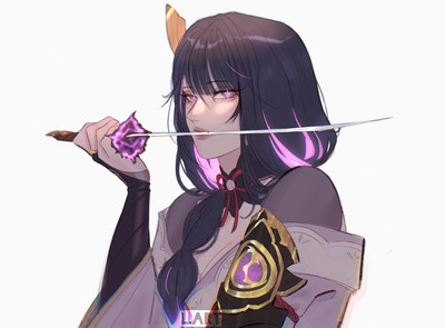 Baal Raiden Shogun Mouse Pad 27922