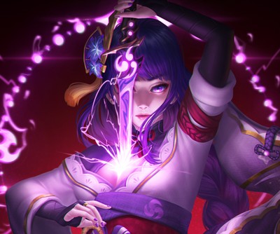 Baal Raiden Shogun Mouse Pad 27980