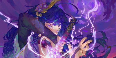 Baal Raiden Shogun Mouse Pad 28011
