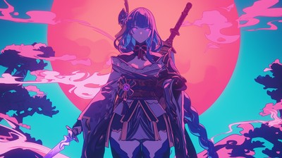 Baal Raiden Shogun Mouse Pad 28013