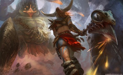 Barbarian Mouse Pad 28308