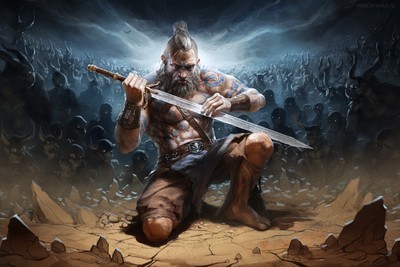 Barbarian Mouse Pad 28328