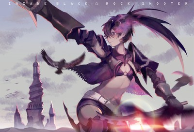 Black Rock Shooter mouse pad