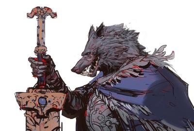 Blaidd the Half-Wolf hoodie