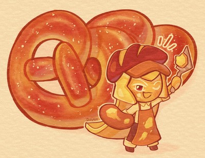 Butter Pretzel Cookie Poster #30695