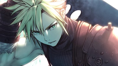 Cloud Strife mouse pad