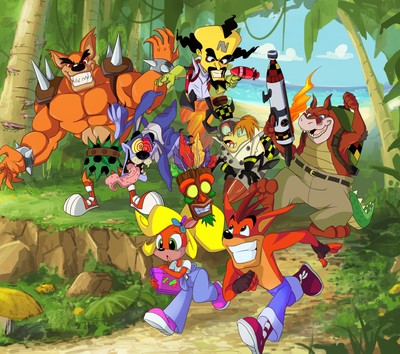 Crash Bandicoot mouse pad