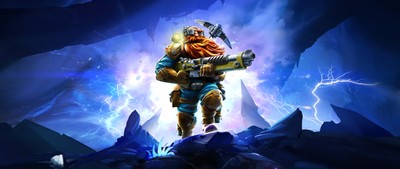 Deep Rock Galactic mouse pad