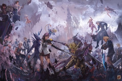 Dissidia 012 Final Fantasy posters