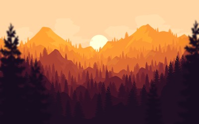 Firewatch Mouse Pad 39563