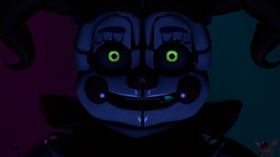Five Nights at Freddy's Sister Location beach towel #39901