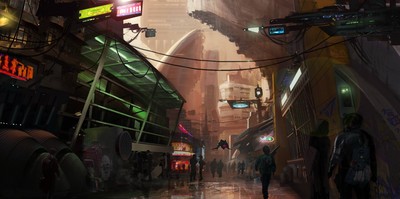 Futuristic Gaming Mouse Pad 41342