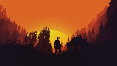 Geralt of Rivia mouse pad