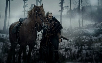 Geralt of Rivia beach towel #42244