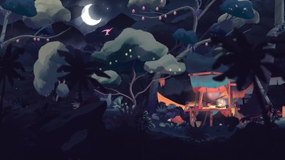 Gibbon Beyond the Trees mouse pad