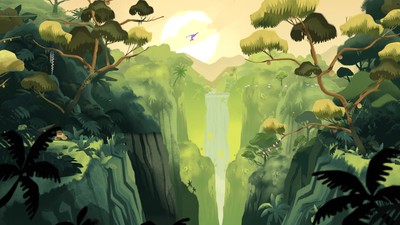 Gibbon Beyond the Trees mouse pad