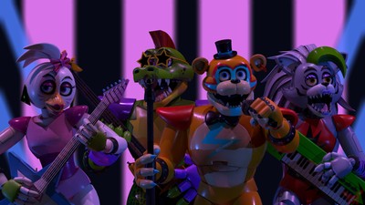Glamrock Freddy poster