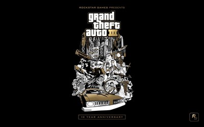 Grand Theft Auto III mouse pad