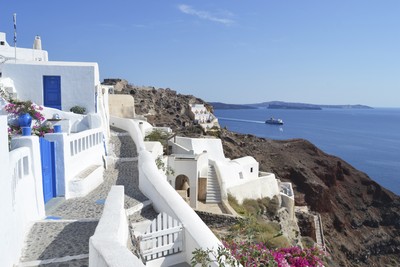 Greece tote bag #