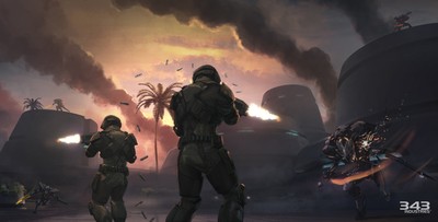 Halo Spartan Strike mouse pad