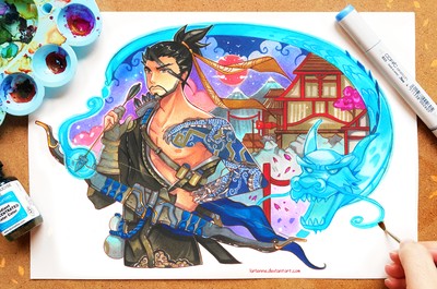 Hanzo mouse pad