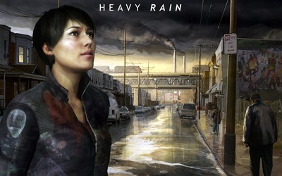 Heavy Rain tote bag #