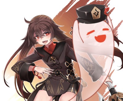 Hu Tao mouse pad