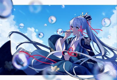 Kamisato Ayaka beach towel #49276
