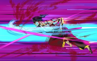 Katana Zero mouse pad