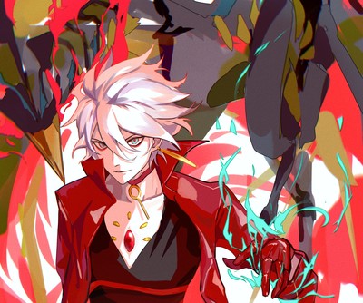Lancer of Red mouse pad