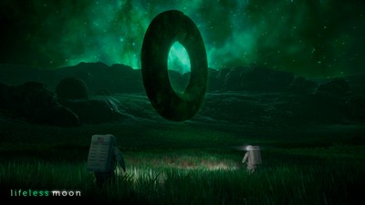 Lifeless Moon mouse pad
