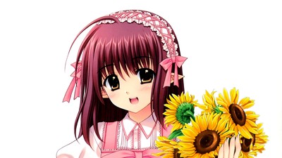 Lisianthus mouse pad
