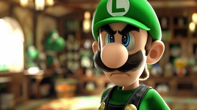 Luigi mouse pad