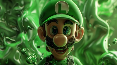 Luigi mouse pad