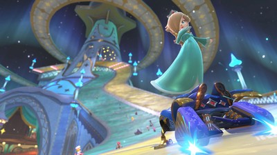 Mario Kart world poster