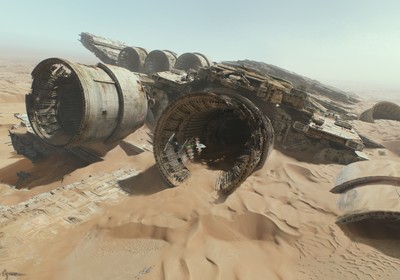 Millennium Falcon mouse pad