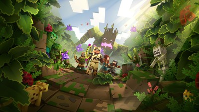 Minecraft Dungeons poster