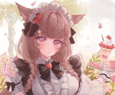Miqo'te mouse pad