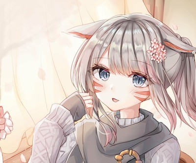 Miqo'te mouse pad
