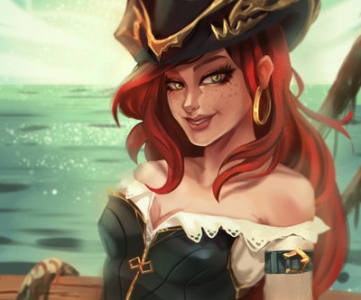 Miss Fortune mouse pad