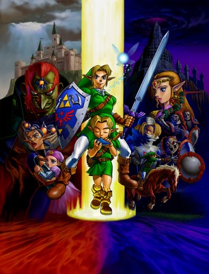 The Legend of Zelda Ocarina of Time poster