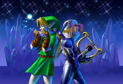 The Legend of Zelda Ocarina of Time poster