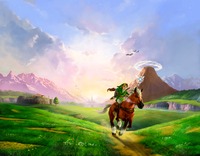 The Legend of Zelda Ocarina of Time Longsleeve T-shirt #5737