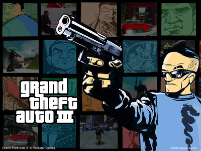 Grand Theft Auto III mouse pad