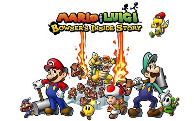 Mario & Luigi Bowser's Inside Story Stickers #5801