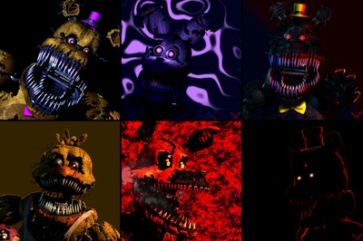 Nightmare Fredbear tote bag #