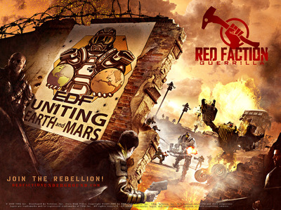Red Faction mouse pad