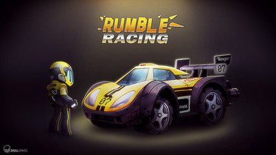 Rumble Racing tote bag #