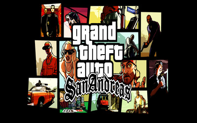 Grand Theft Auto San Andreas mouse pad